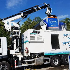 Villiger Mobile Bin Cleaning System